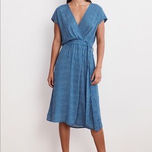 Tamar challis wrap dress by velvet Graham &Spencer